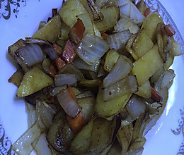 土豆片炒圆葱的做法