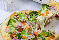 营养美味的腊肠杂蔬披萨，厨房小白也能做的做法