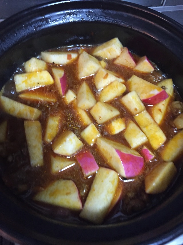 豆瓣酱烧牛腩的做法图解6