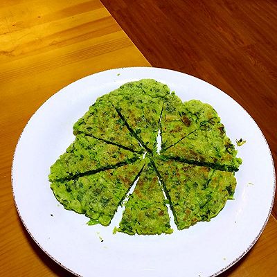 菠菜蛋饼