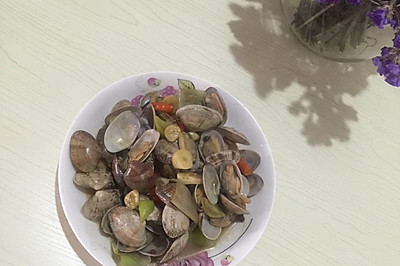 爆炒花甲