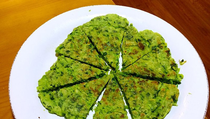 菠菜蛋饼