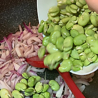 洋葱蚕豆炒肉的做法图解4