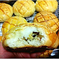 #520，美食撩动TA的心！#酥皮菠萝包的做法图解29