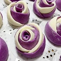 紫薯玫瑰馒头的做法图解13