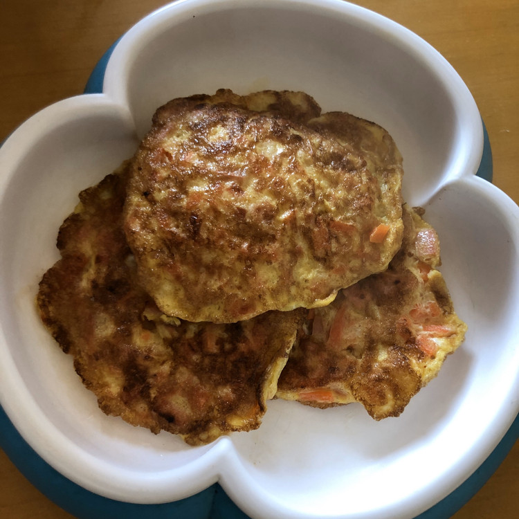 快捷早餐：胡萝卜火腿鸡蛋饼的做法