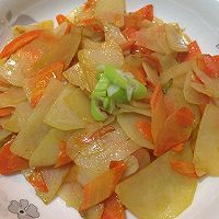 素炒土豆胡萝卜的做法图解7