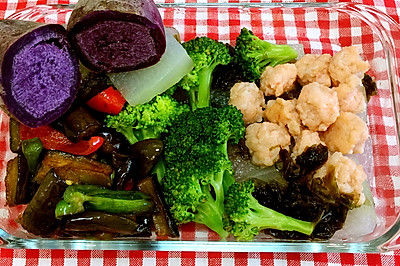 今日健身餐  冬瓜紫菜虾滑