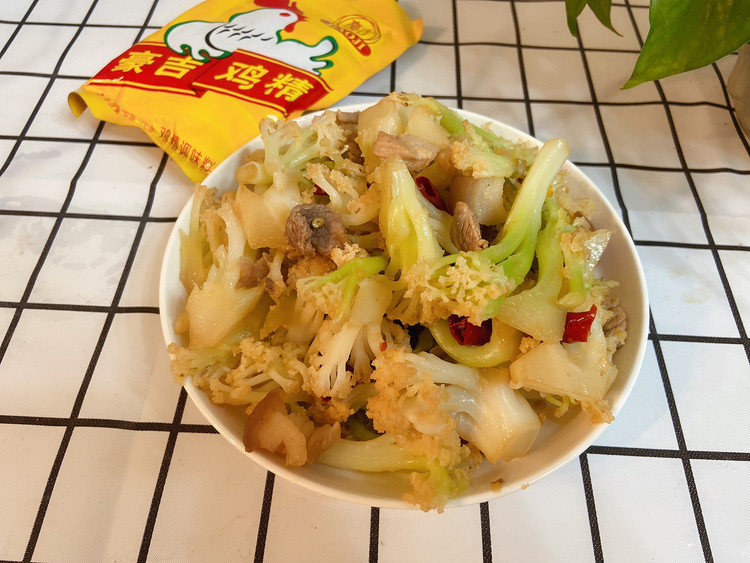 爆炒花菜的做法