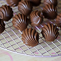 #童年不同样，美食有花样#巧克力摩卡玛德琳---必备零食的做法图解11