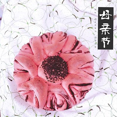 母亲节面包——生如夏花【女王厨房】