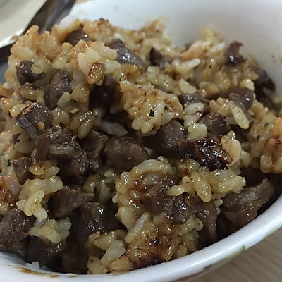 黑胡椒牛肉炒饭