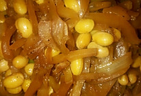 榨菜炒黄豆的做法