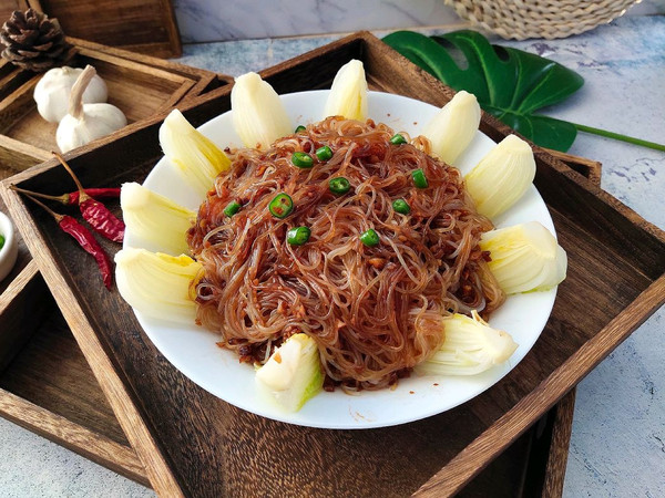 清爽不油腻比肉好吃的蒜蓉粉丝娃娃菜