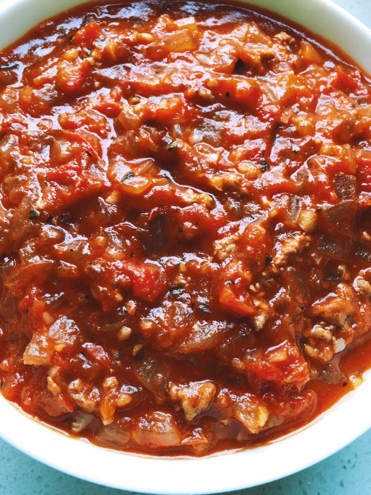 秘制美味意式番茄肉酱的做法