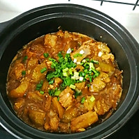 排骨茄子煲的做法图解10