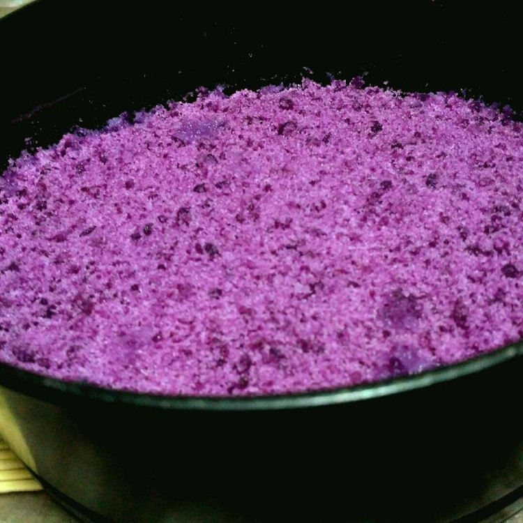 蒸紫薯米糕的做法