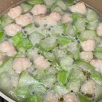 #金龙鱼橄榄油调和油520美食菜谱#鲜美虾滑丝瓜汤的做法图解6