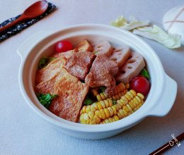 藕玉豆柿酱酱鸭的做法