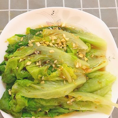 白灼生菜