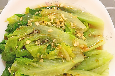 白灼生菜
