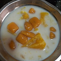 牛奶木瓜芋圆糖水的做法图解1