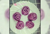 紫薯玫瑰馒头的做法
