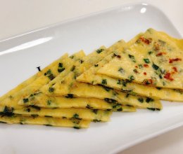 香葱蛋饼｜会开火就会做系列的做法