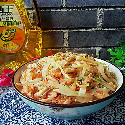 萝卜丝炒小河虾