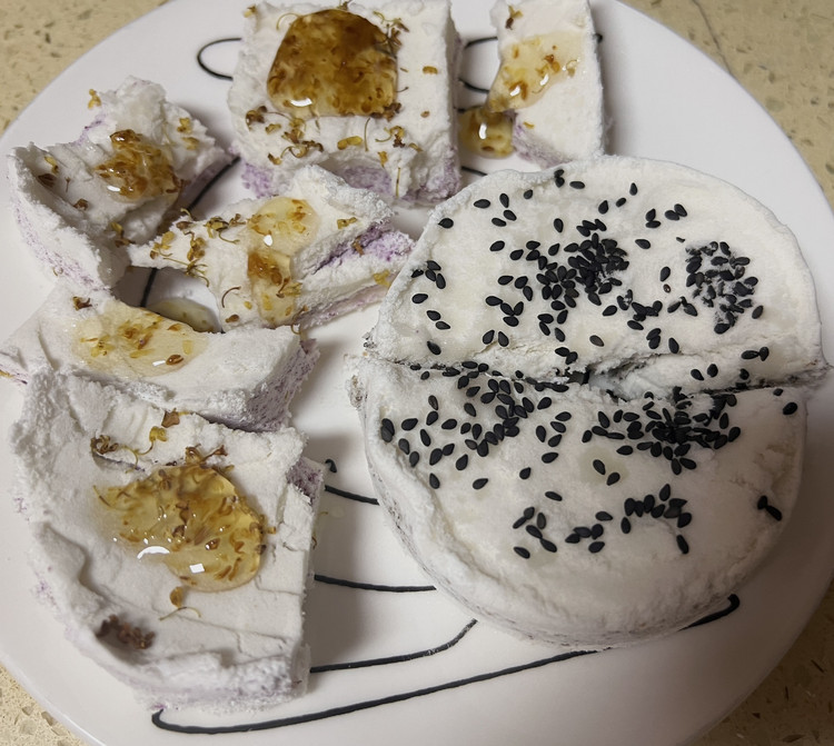 紫薯绵绵糕的做法