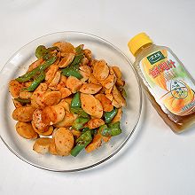 #给年味整点鲜的#孜然青椒火腿