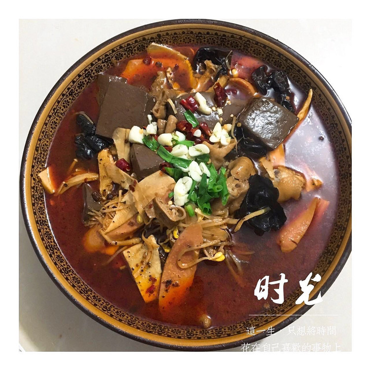 家常毛血旺的做法