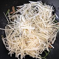 #母亲节，给妈妈做道菜#茭白炒肉丝的做法图解10