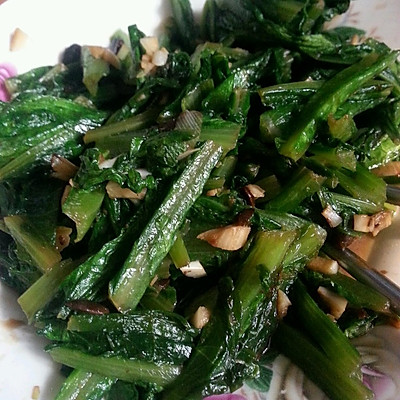 豆豉油麦菜