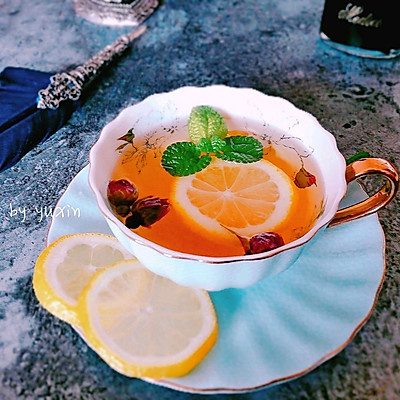 美颜瘦身茶-柠檬乌龙玫瑰茶