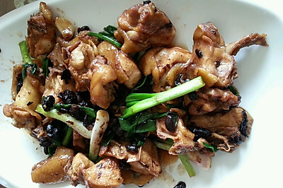豆豉炒鸡