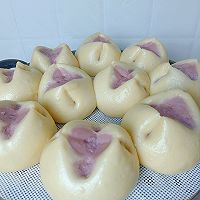 紫薯开花馒头的做法图解9