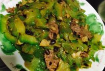 牛肉豆鼓炒凉瓜的做法