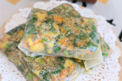 素馅韭菜盒子