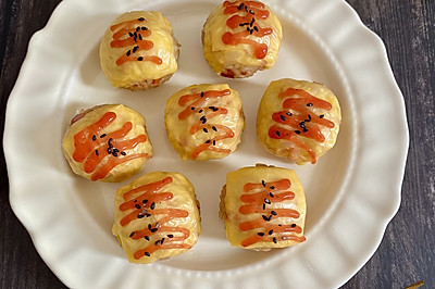 芝士烤饭团