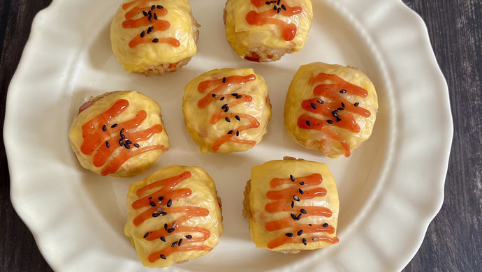 芝士烤饭团