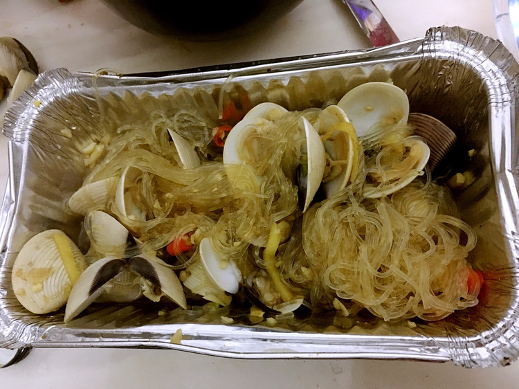 锡纸花甲粉的做法