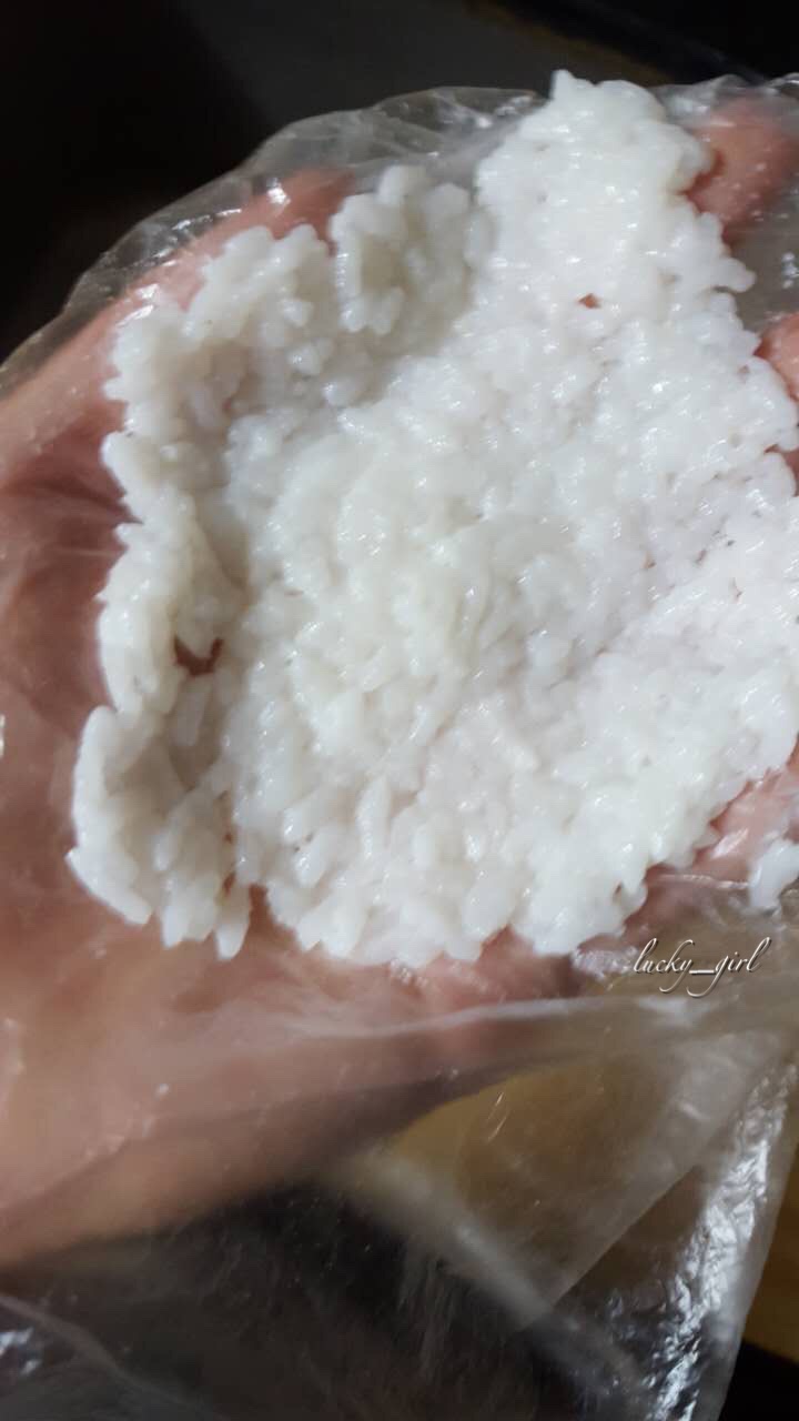 黄金芝士鸡肉饭团的做法图解7