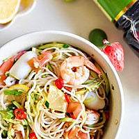 捞汁海鲜冷面#珍选捞汁 健康轻食季#的做法图解20