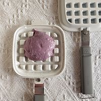 #福气年夜菜# 不规则紫薯华夫饼的做法图解10