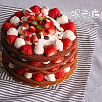巧克力草莓蛋糕的做法图解9