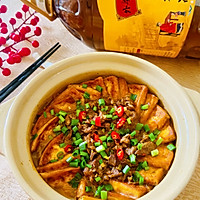 #向往的生活 就是外婆乡#麻婆豆腐牛肉粉丝煲的做法图解10