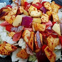 甜辣薯薯豆瓣鸡的做法图解6