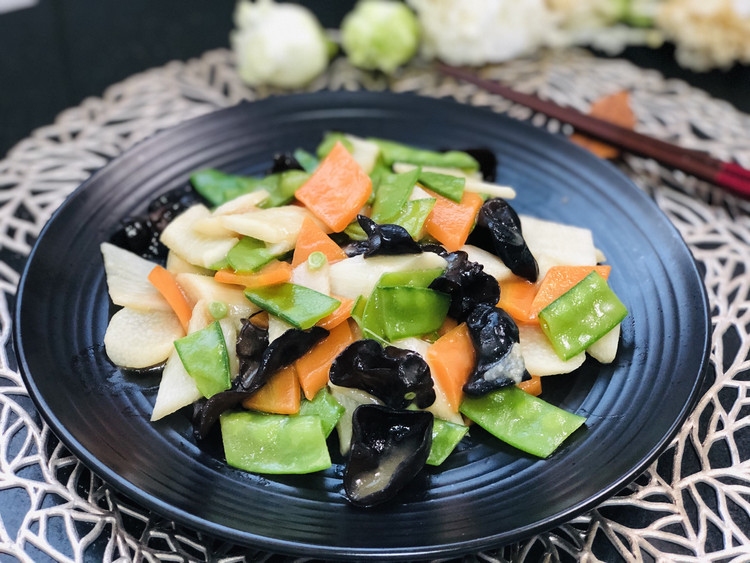 四色什锦炒素 净素食（美善品版）的做法