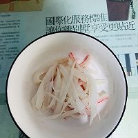 #2022烘焙料理大赛料理组复赛#爆浆芝士蟹柳三明治拿铁咖啡的做法图解2